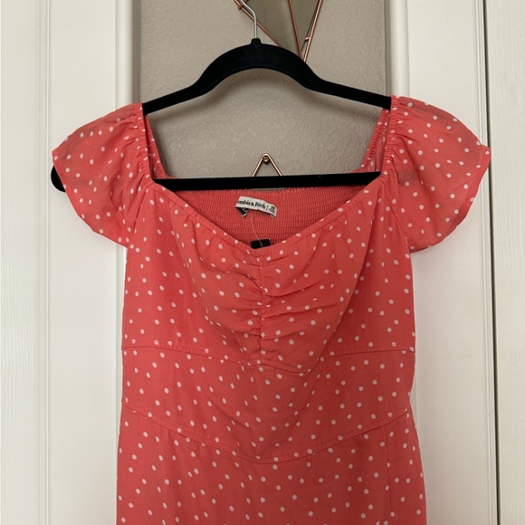 Polka Dotted Midi Dress - Picture 2 of 7